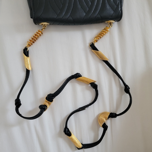 Vintage Fendi Roma Pasta Bag in Black Quilted Leather - Picture 7 of 13